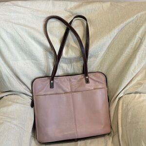 Pink Leather Purse